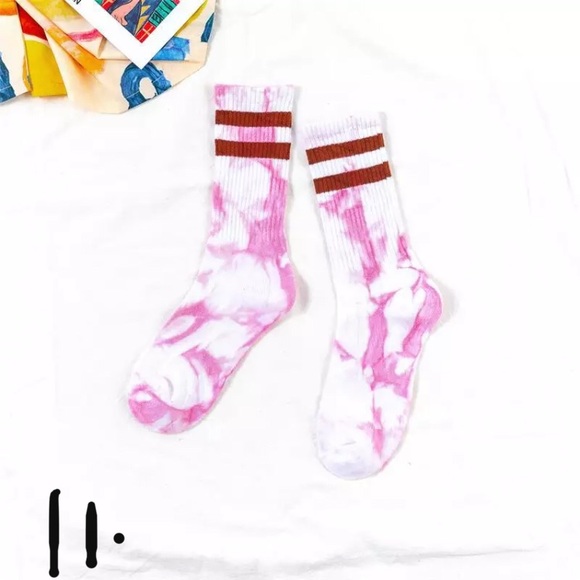 Tie dye cotton tube socks (1 pair- pick a color) - Picture 14 of 16